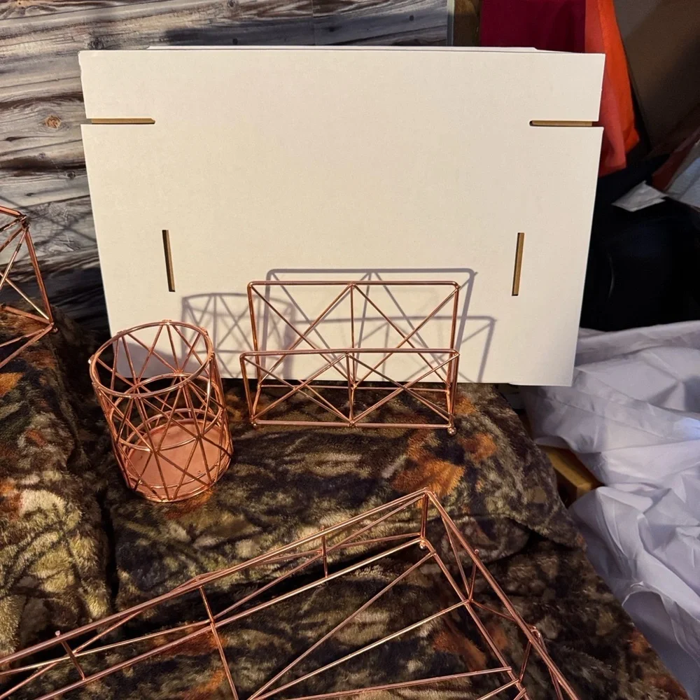Geometric Copper Wire Art Set